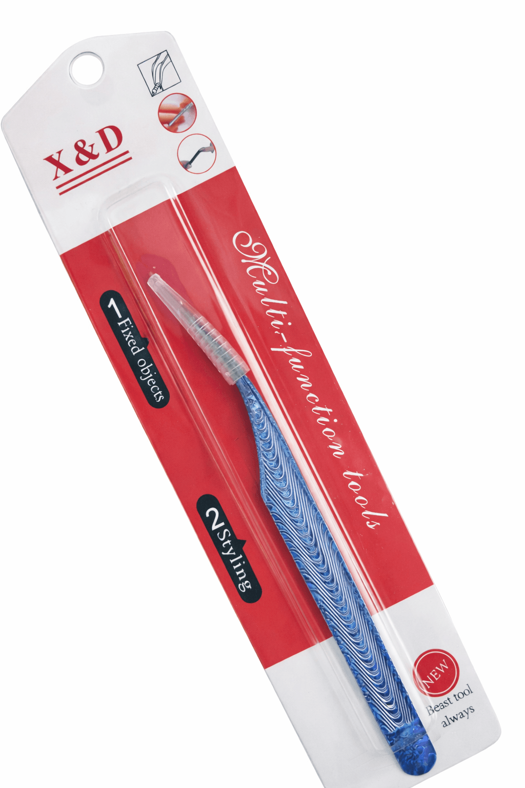 Pinça para Colocação de Cílios Ponta Curva