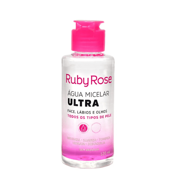 ÁGUA MICELAR RUBY ROSE ULTRA 120ml