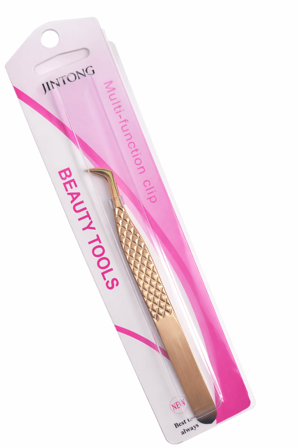 Pinça KS Curva Curta (Martelo) - Dourado