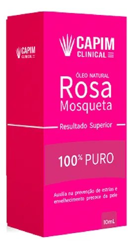 Capim Clinical Óleo Rosa Mosqueta 100% Puro 10ml