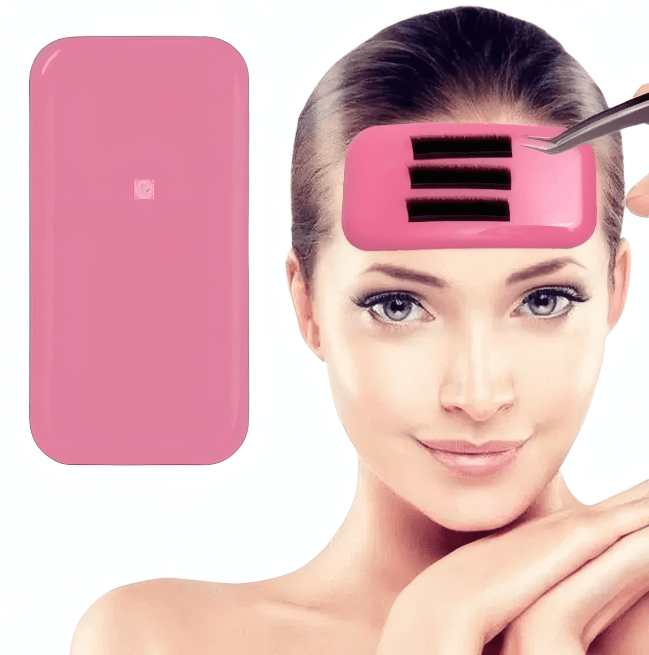 Suporte Silicone Testa para Alongamento de Cílios